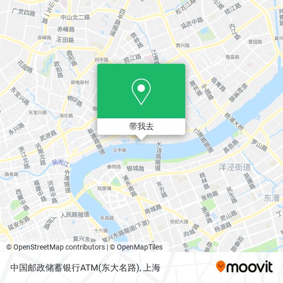 中国邮政储蓄银行ATM(东大名路)地图