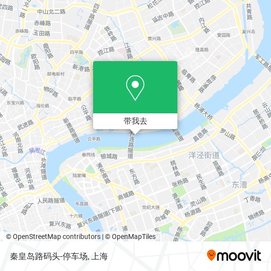 秦皇岛路码头-停车场地图