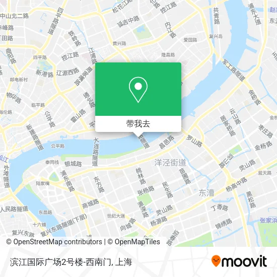 滨江国际广场2号楼-西南门地图