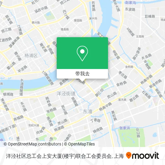洋泾社区总工会上安大厦(楼宇)联合工会委员会地图
