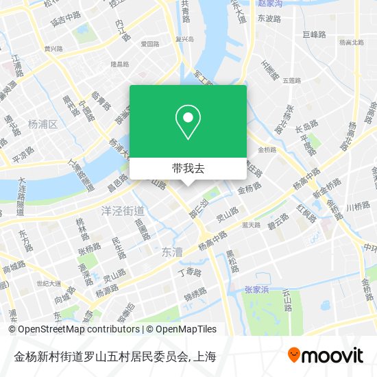 金杨新村街道罗山五村居民委员会地图