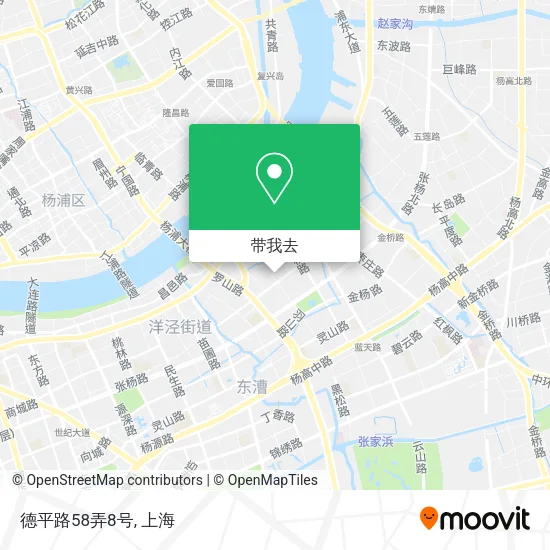 德平路58弄8号地图