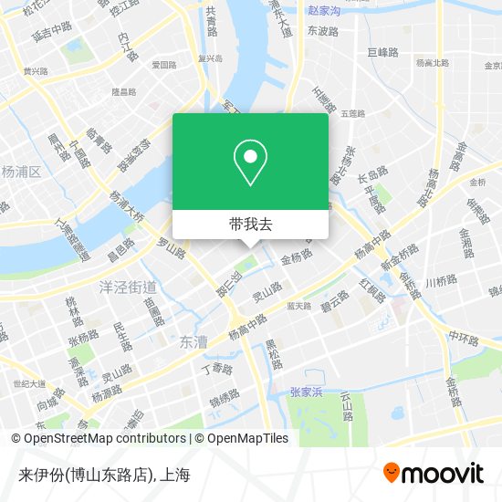 来伊份(博山东路店)地图