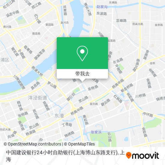 中国建设银行24小时自助银行(上海博山东路支行)地图