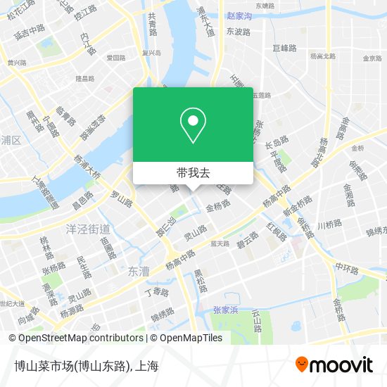 博山菜市场(博山东路)地图