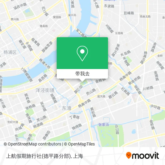 上航假期旅行社(德平路分部)地图