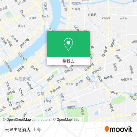云泉主题酒店地图