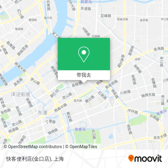 快客便利店(金口店)地图