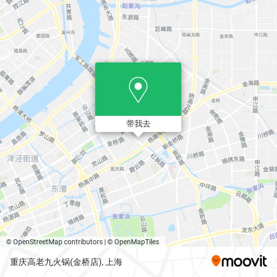 重庆高老九火锅(金桥店)地图