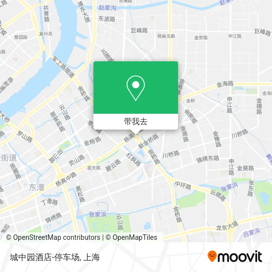城中园酒店-停车场地图