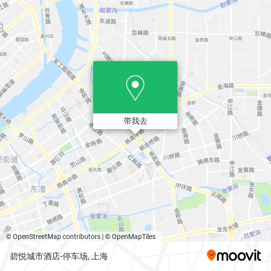 碧悦城市酒店-停车场地图