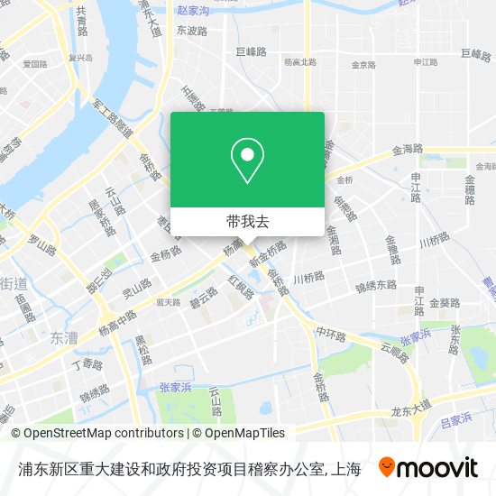 浦东新区重大建设和政府投资项目稽察办公室地图