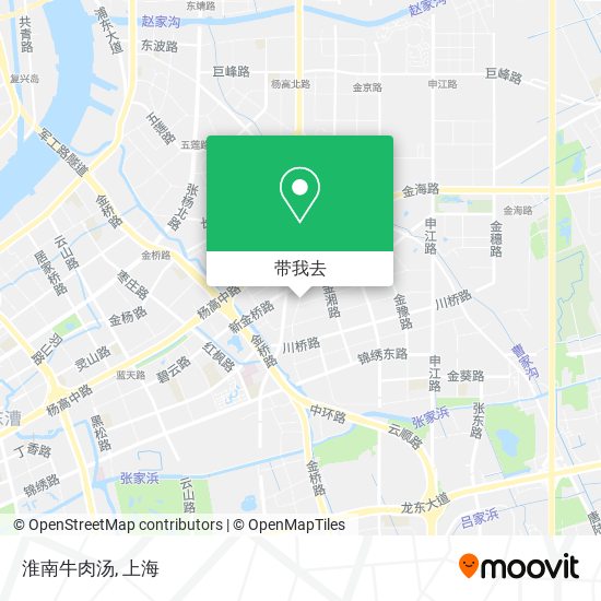 淮南牛肉汤地图
