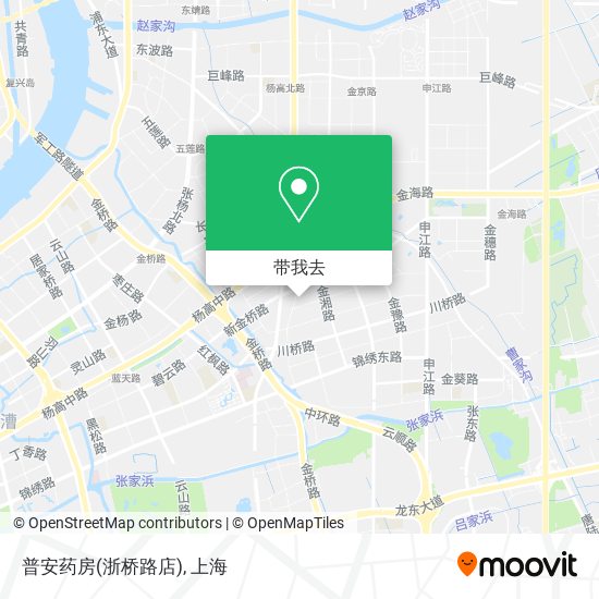 普安药房(浙桥路店)地图