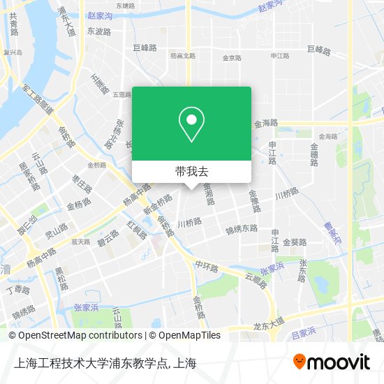 上海工程技术大学浦东教学点地图