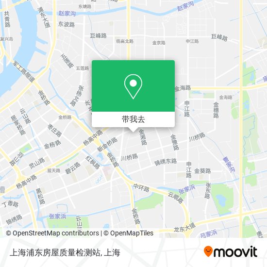 上海浦东房屋质量检测站地图