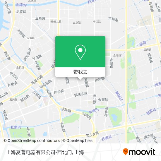 上海夏普电器有限公司-西北门地图