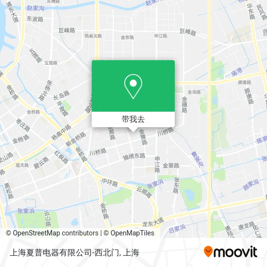 上海夏普电器有限公司-西北门地图