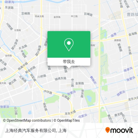 上海经典汽车服务有限公司地图