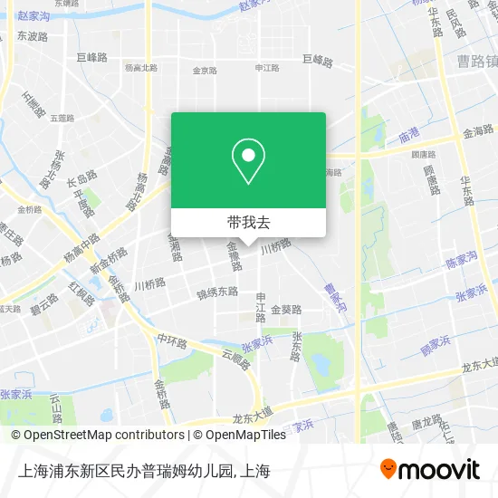 上海浦东新区民办普瑞姆幼儿园地图