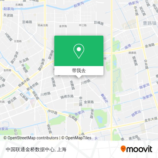 中国联通金桥数据中心地图