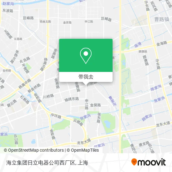 海立集团日立电器公司西厂区地图