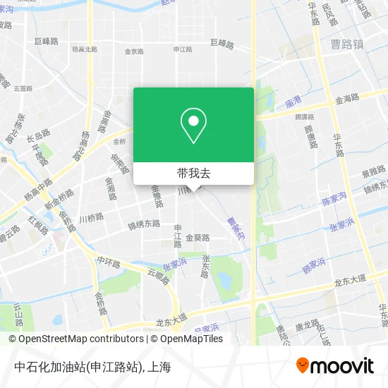 中石化加油站(申江路站)地图