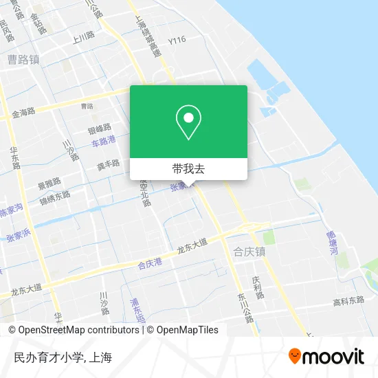 民办育才小学地图