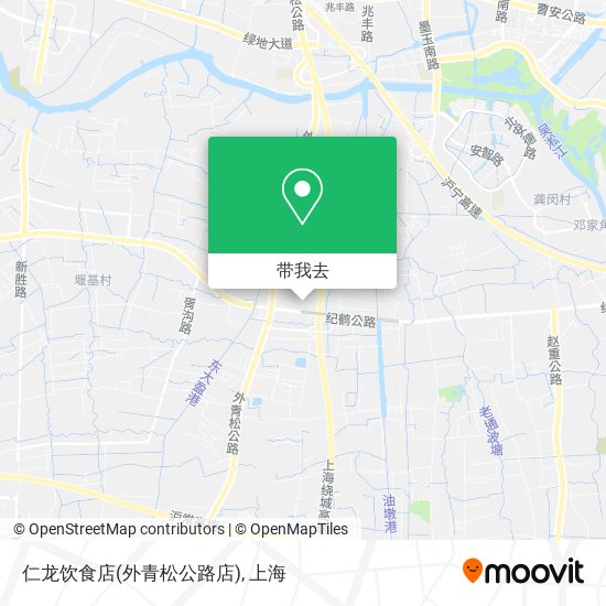 仁龙饮食店(外青松公路店)地图