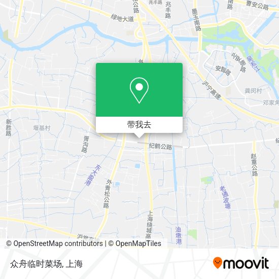 众舟临时菜场地图