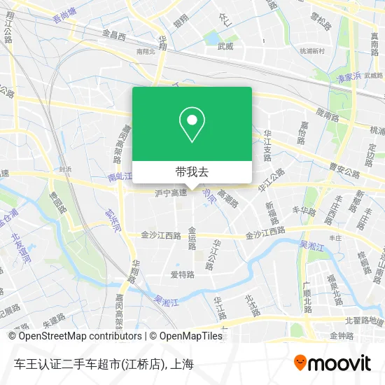车王认证二手车超市(江桥店)地图
