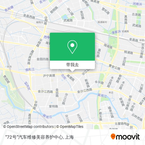 “72号”汽车维修美容养护中心地图