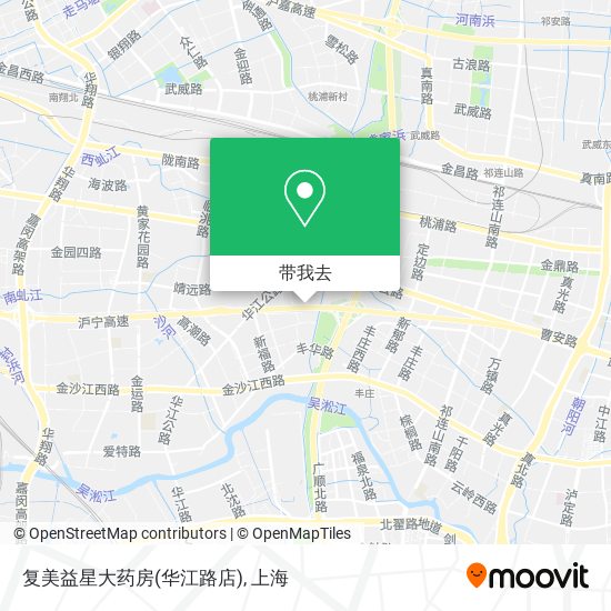 复美益星大药房(华江路店)地图