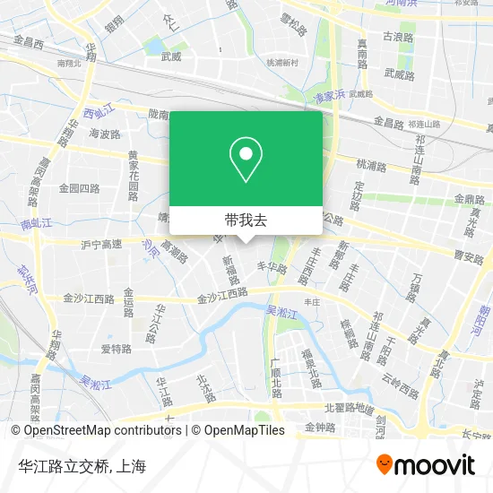 华江路立交桥地图