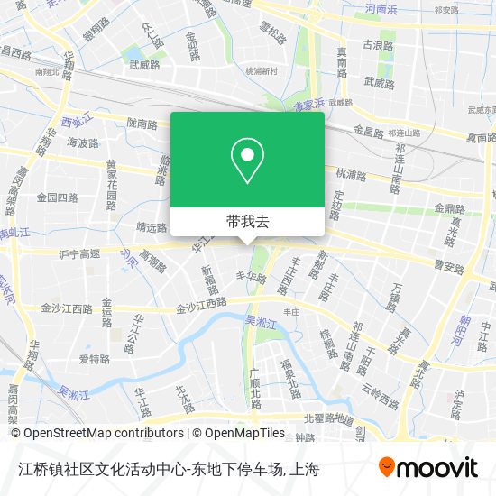 江桥镇社区文化活动中心-东地下停车场地图