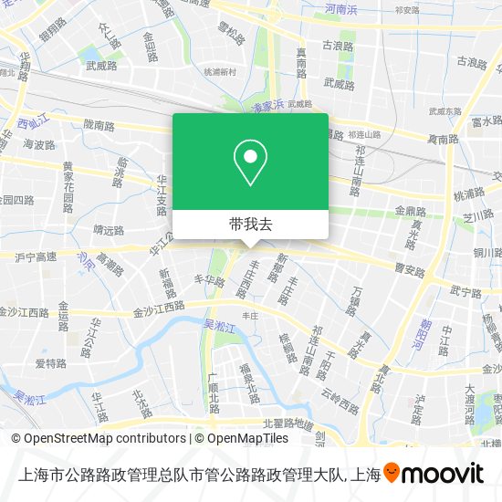 上海市公路路政管理总队市管公路路政管理大队地图