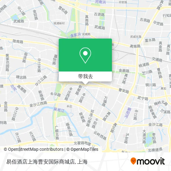 易佰酒店上海曹安国际商城店地图