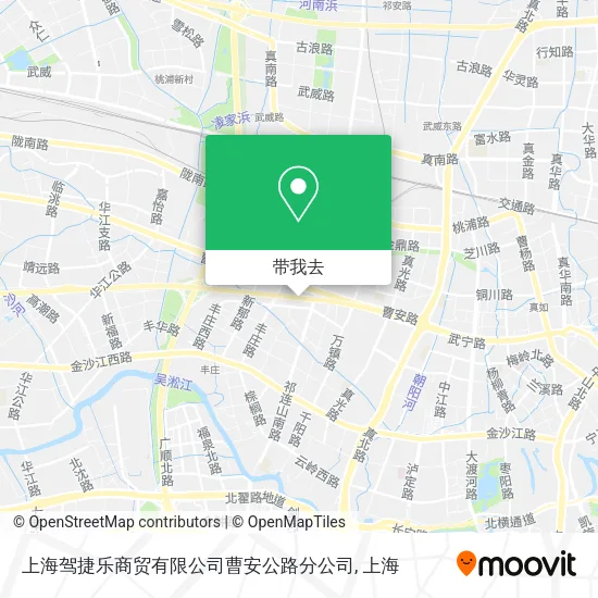 上海驾捷乐商贸有限公司曹安公路分公司地图
