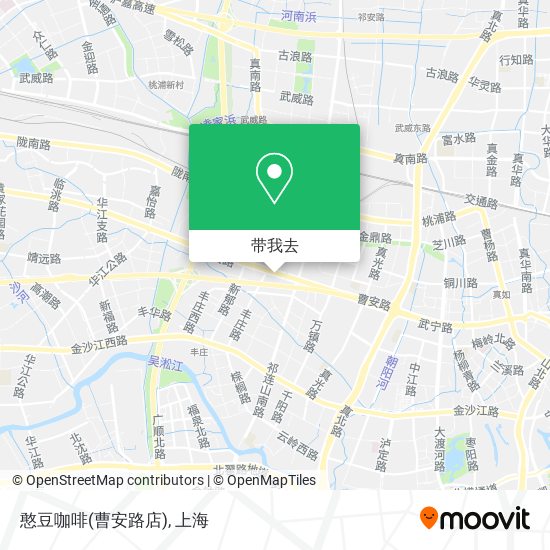 憨豆咖啡(曹安路店)地图