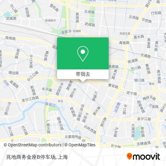 兆地商务金座B停车场地图