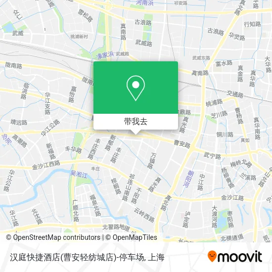 汉庭快捷酒店(曹安轻纺城店)-停车场地图