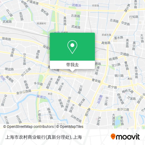 上海市农村商业银行(真新分理处)地图