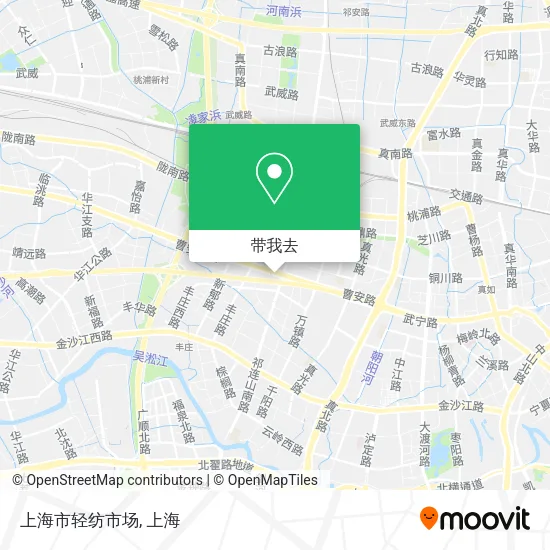 上海市轻纺市场地图