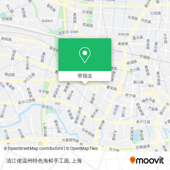 清江佬温州特色海鲜手工面地图