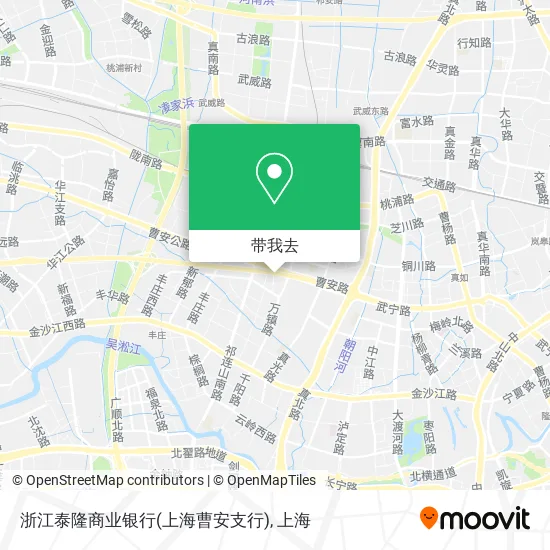 浙江泰隆商业银行(上海曹安支行)地图