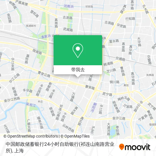 中国邮政储蓄银行24小时自助银行(祁连山南路营业所)地图
