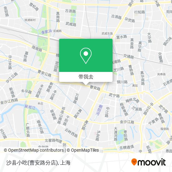 沙县小吃(曹安路分店)地图