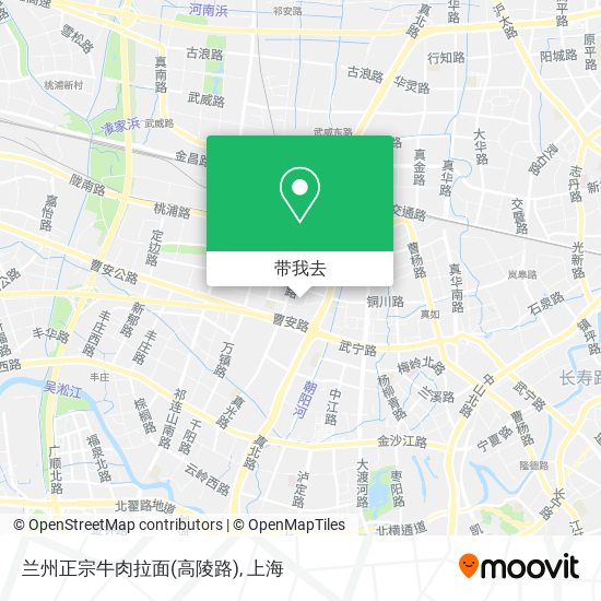 兰州正宗牛肉拉面(高陵路)地图
