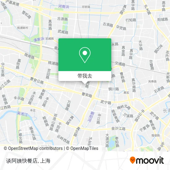 谈阿姨快餐店地图