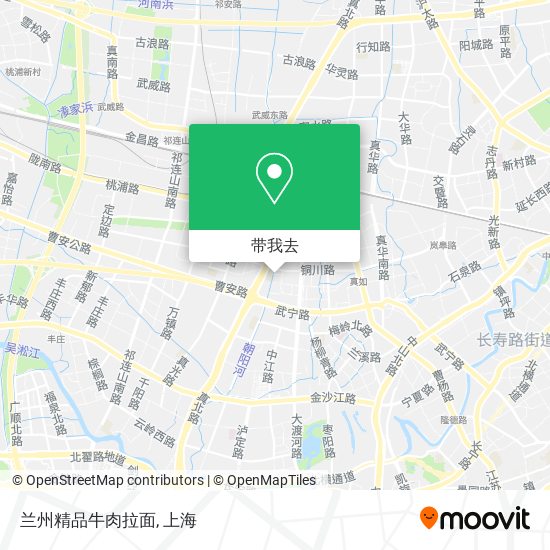 兰州精品牛肉拉面地图